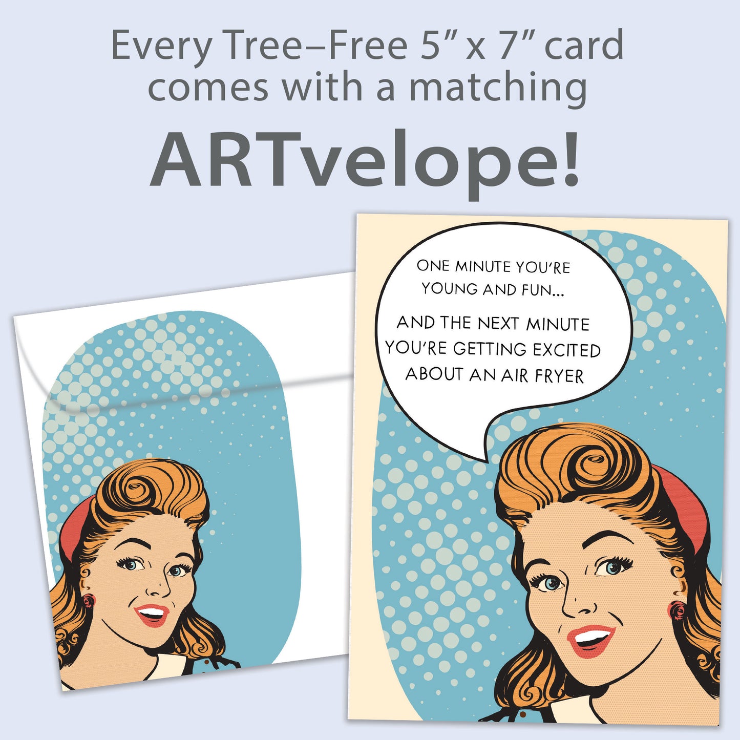 Air Fryer Birthday Card