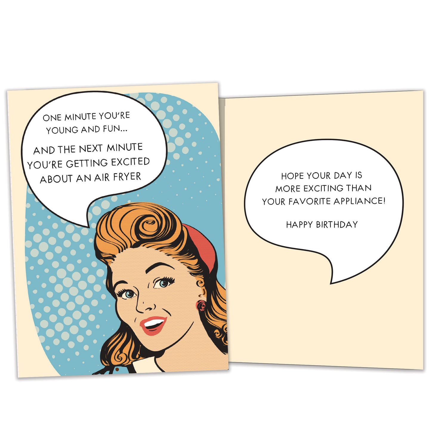 Air Fryer Birthday Card