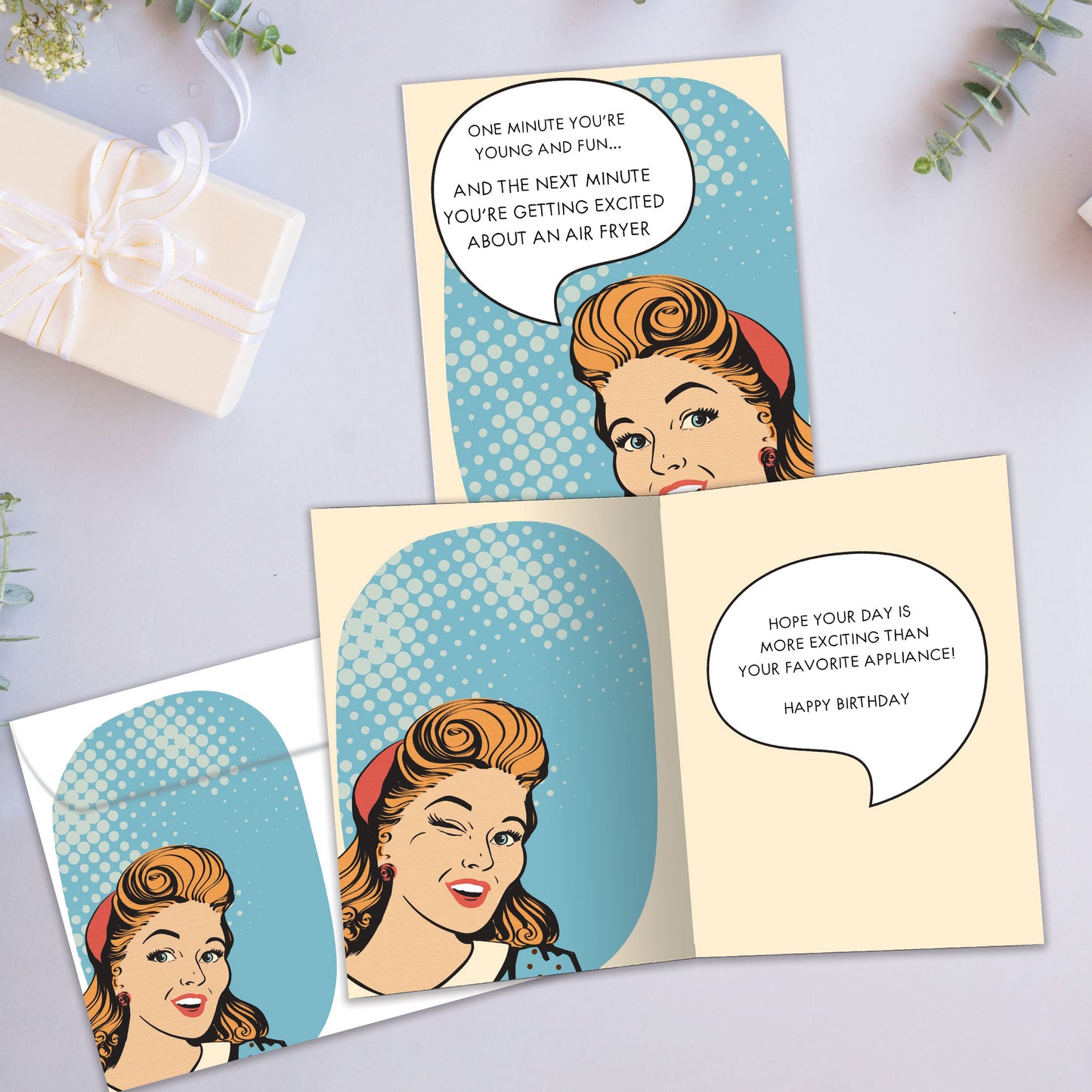 Air Fryer Birthday Card
