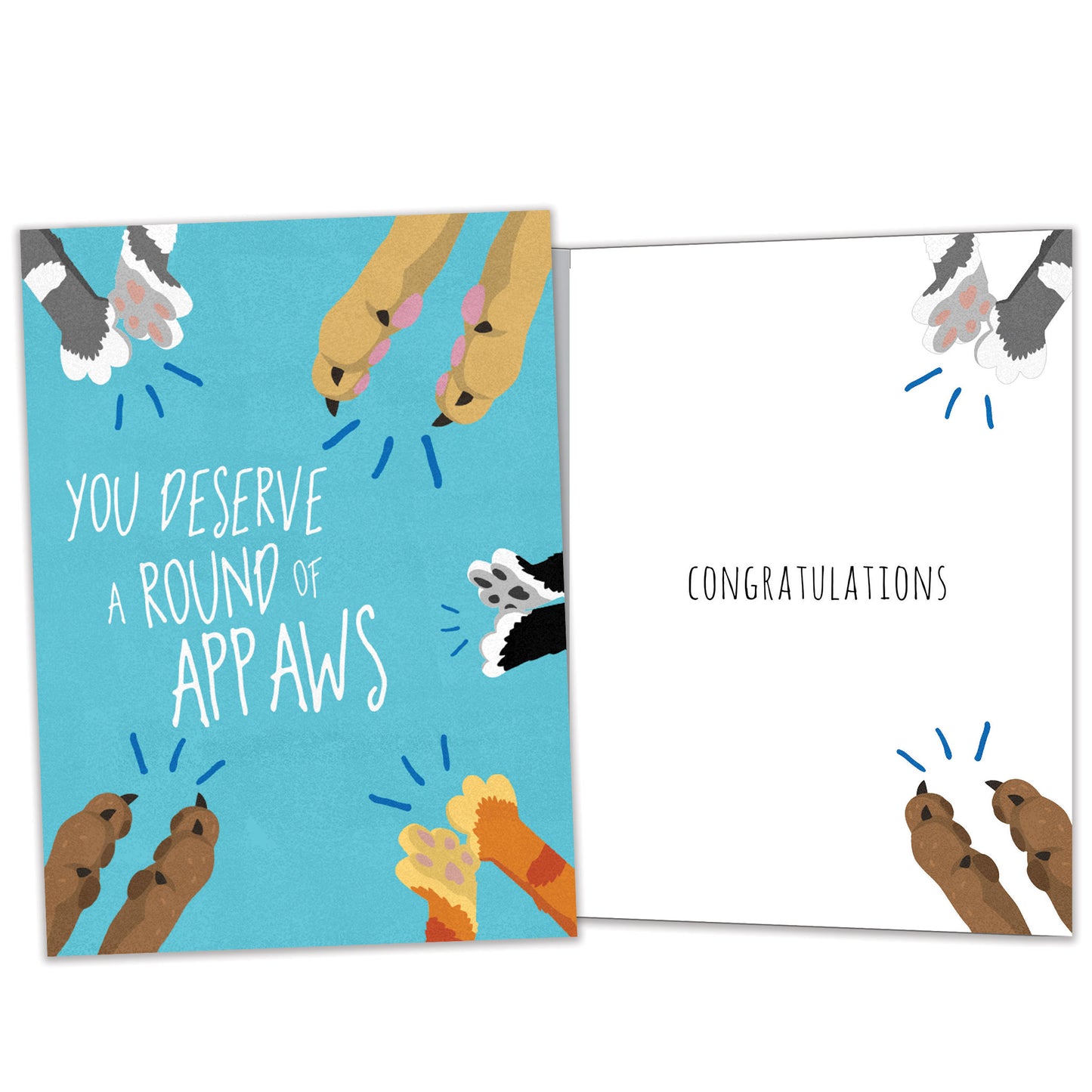 Round Of Appaws Congratulations Card