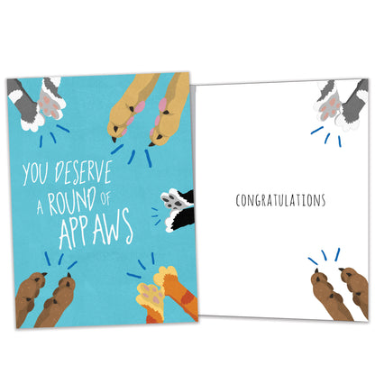 Round Of Appaws Congratulations Card