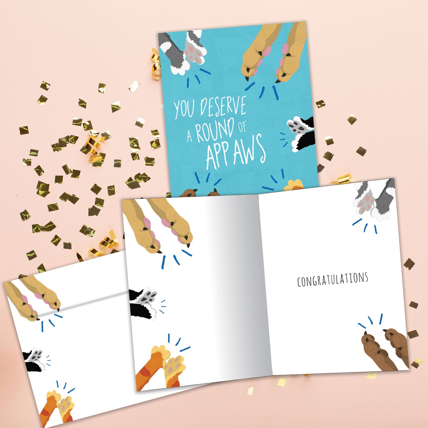 Round Of Appaws Congratulations Card