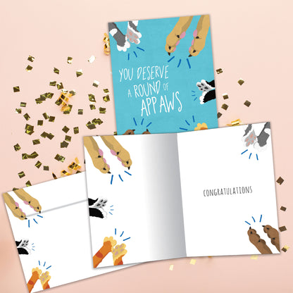 Round Of Appaws Congratulations Card