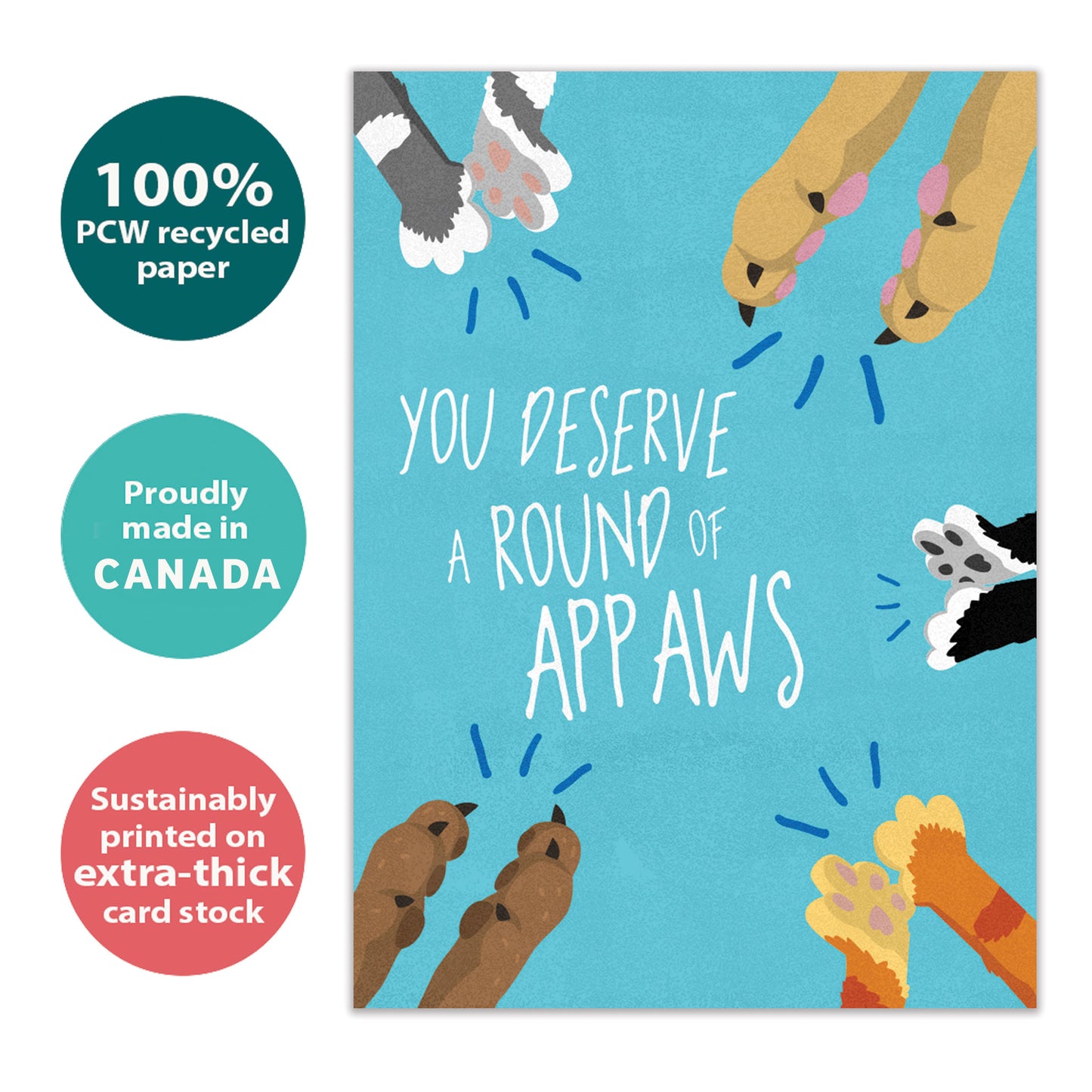 Round Of Appaws Congratulations Card