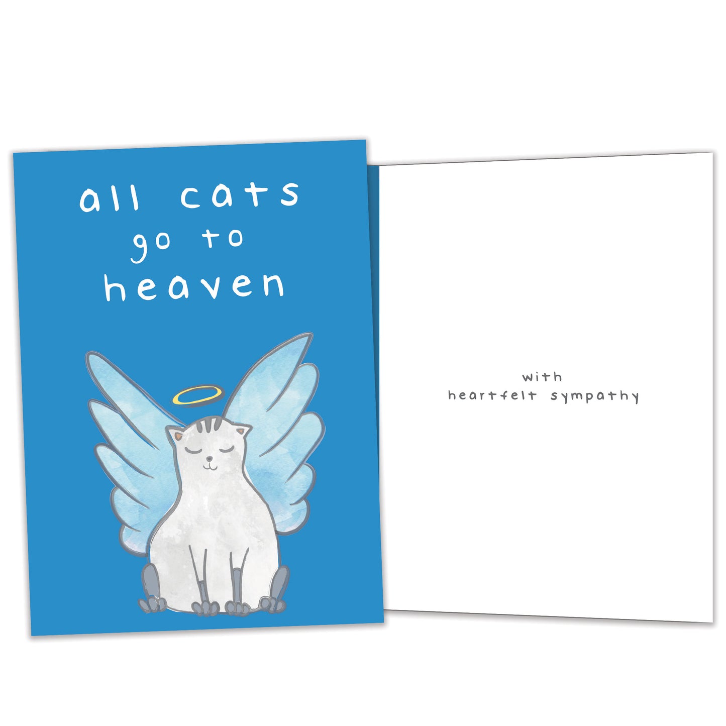 Cat Heaven Pet Pet Sympathy Card