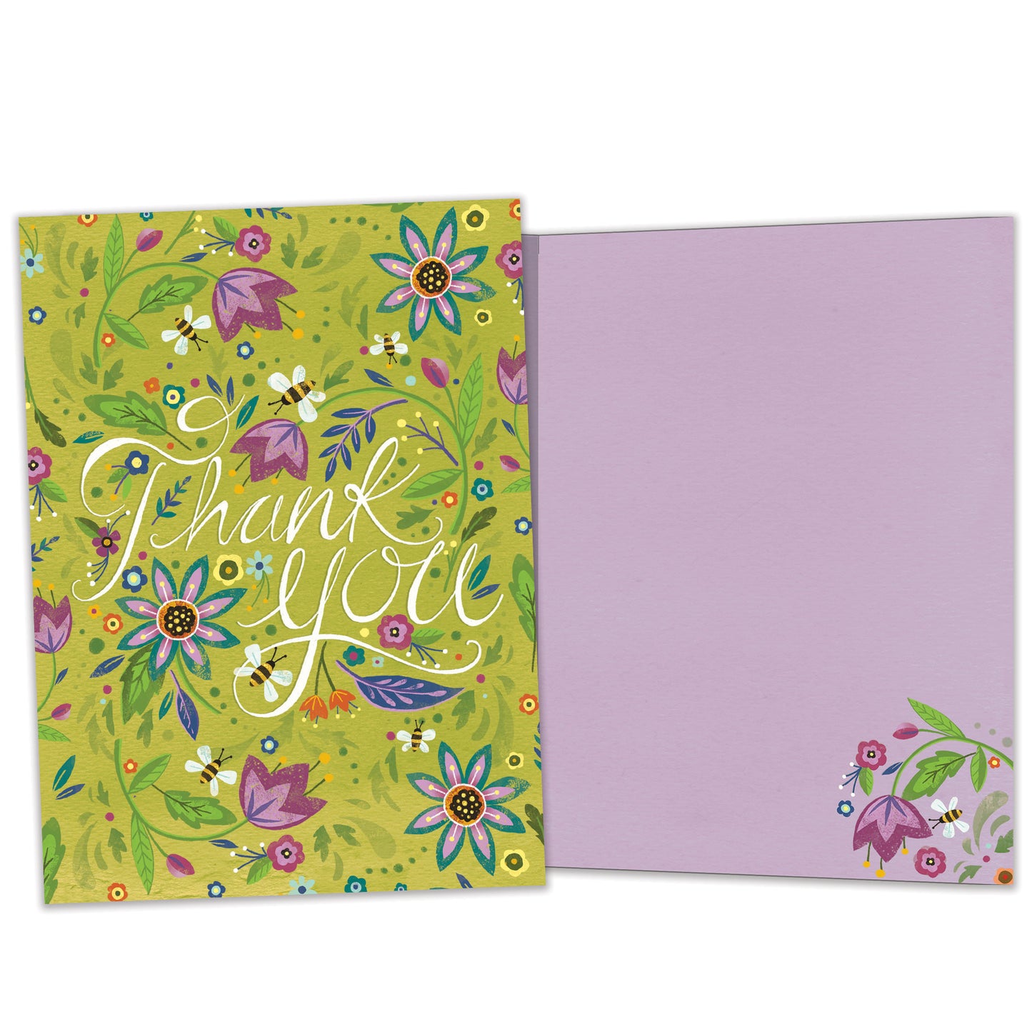 Pretty Thanks Thank You Card