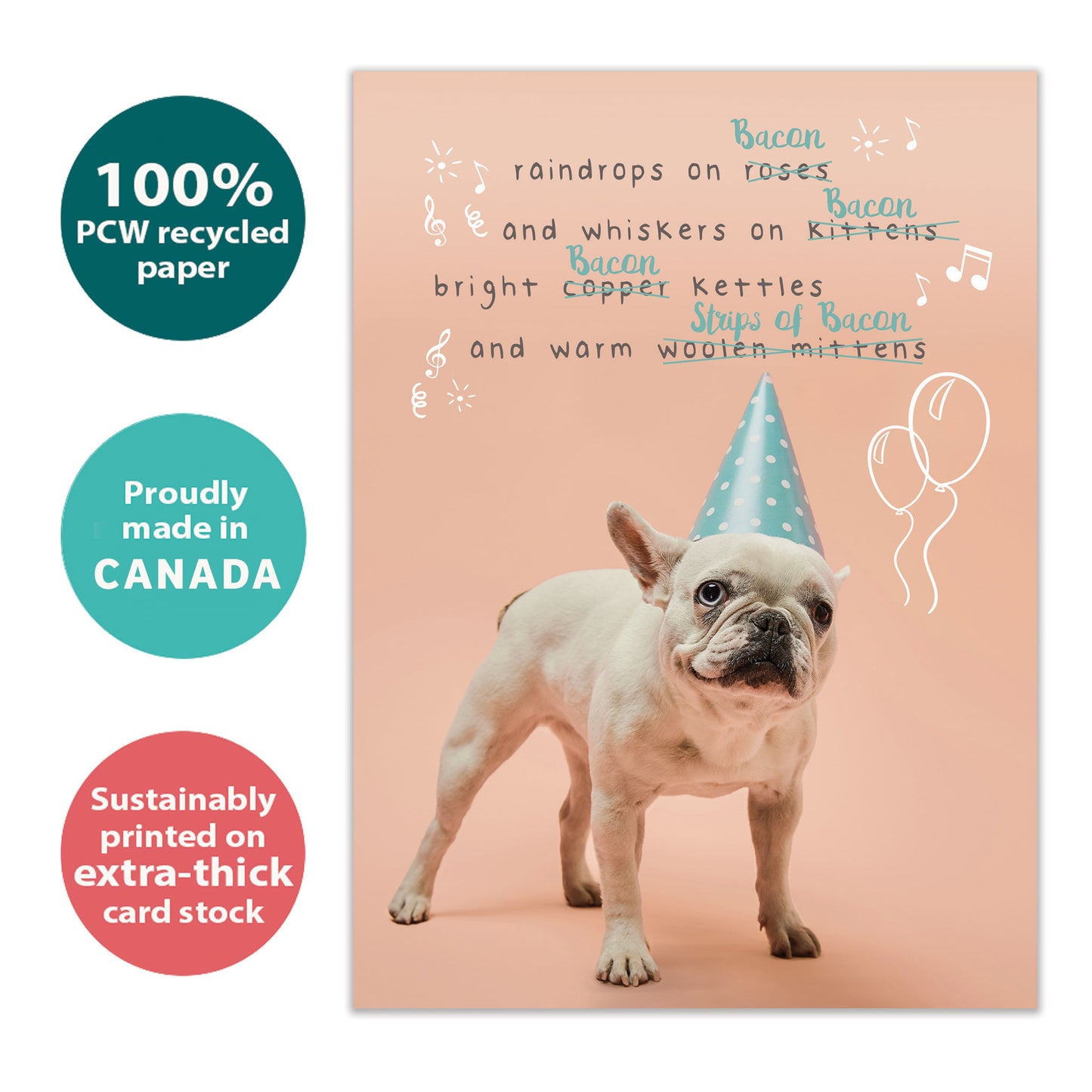 Favorite Things Birthday Card