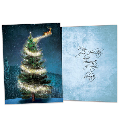 Magical Reindeer Holiday Card