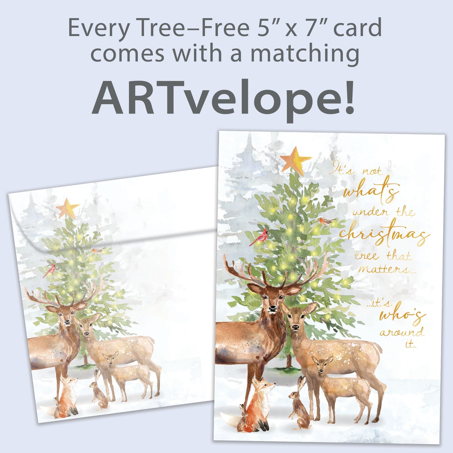 Furry Family Christmas Card
