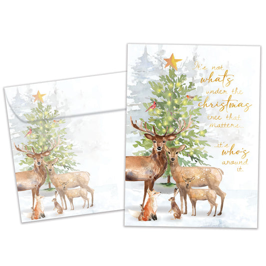Furry Family Christmas Card
