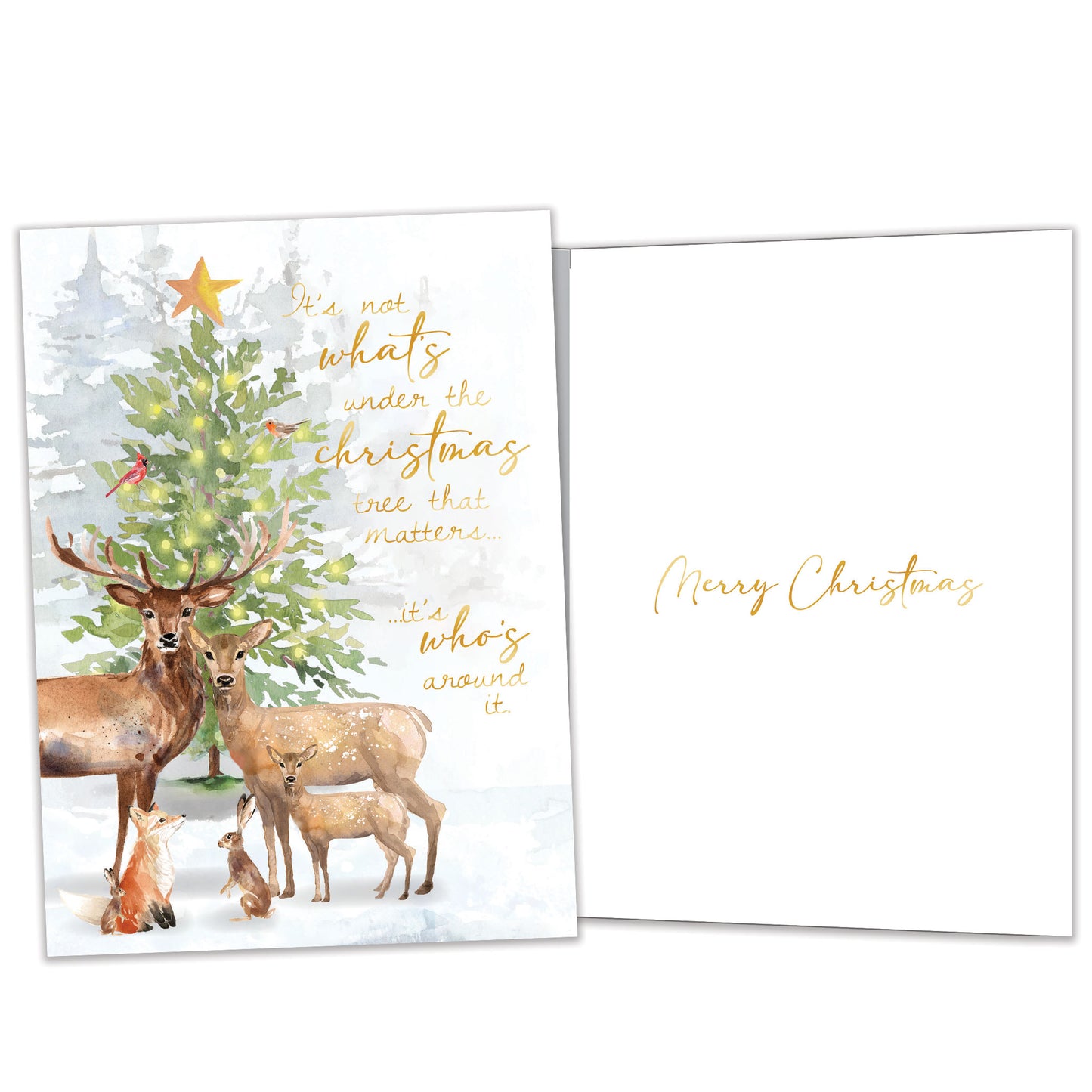 Furry Family Christmas Card