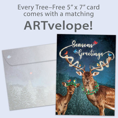 Magical Seasons Greetings Holiday Card