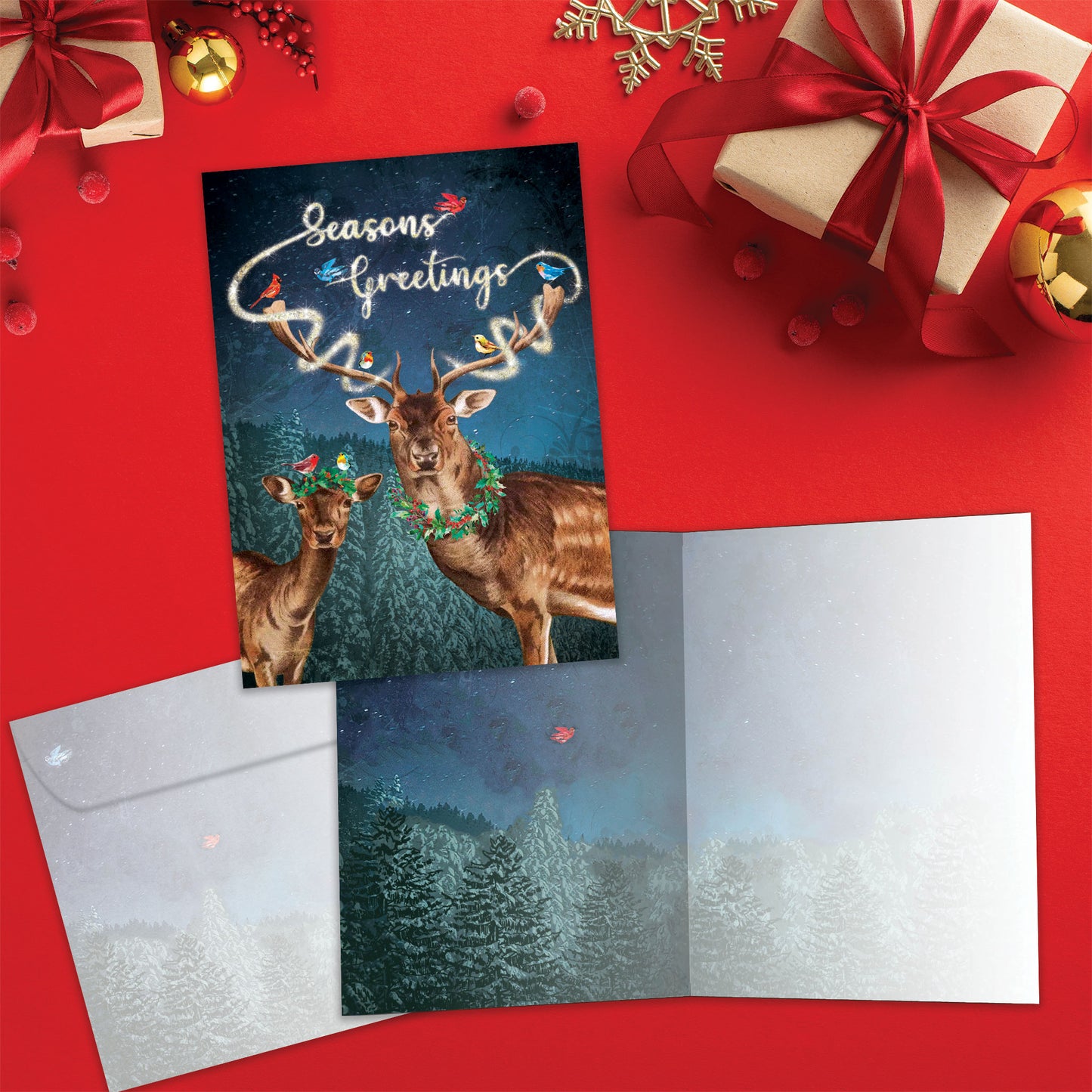 Magical Seasons Greetings Holiday Card