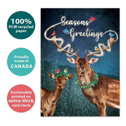 Magical Seasons Greetings Holiday Card