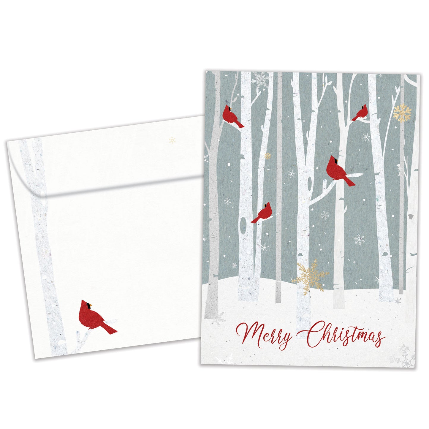 Christmas Cardinals Holiday Card
