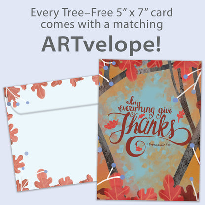 In Everything Give Thanks Thanksgiving Card