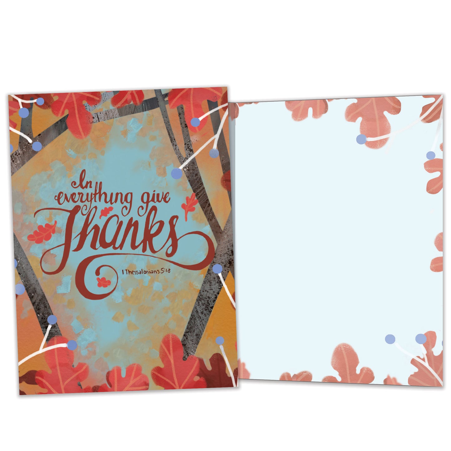 In Everything Give Thanks Thanksgiving Card
