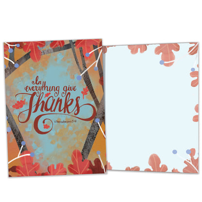 In Everything Give Thanks Thanksgiving Card