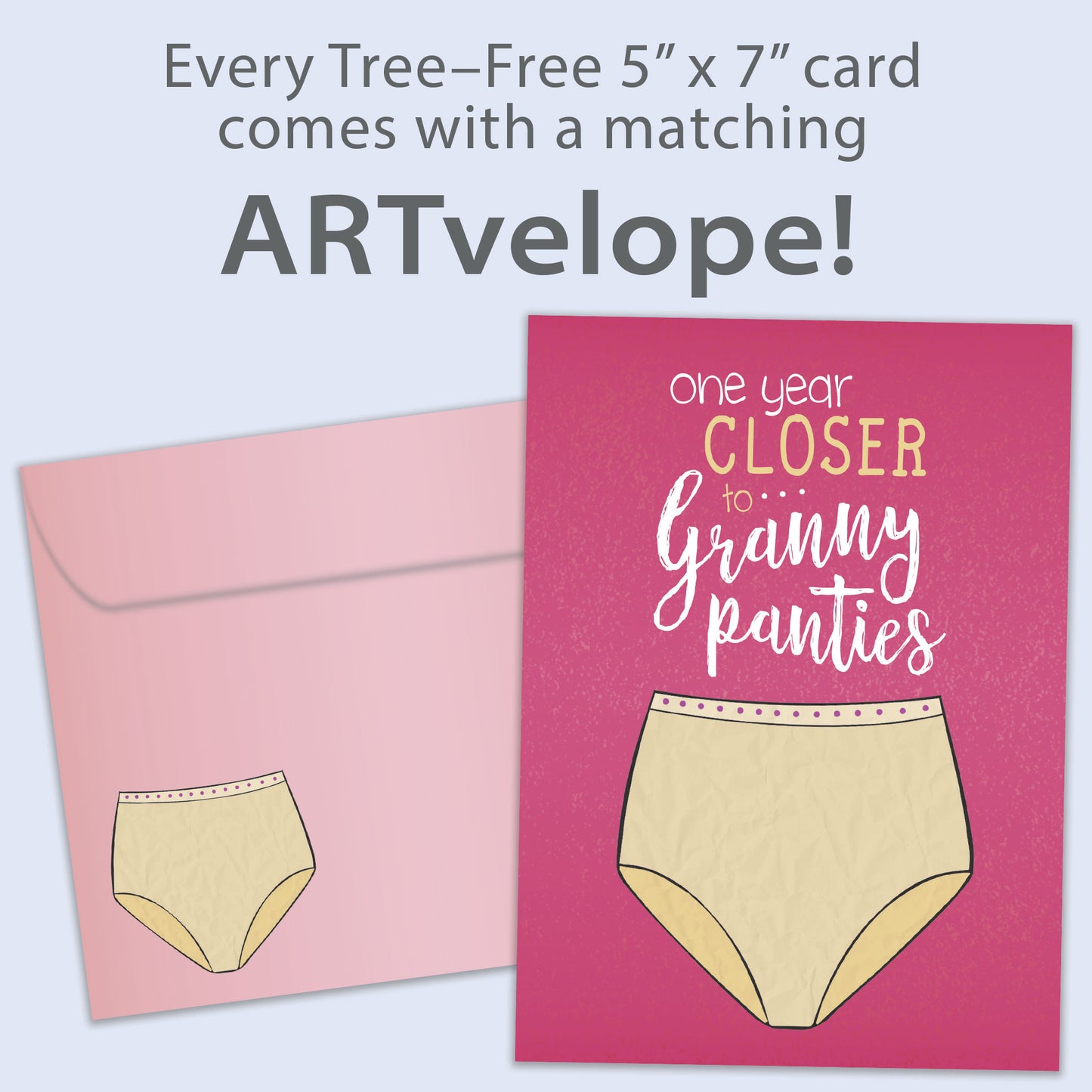 Granny Panties Birthday Card