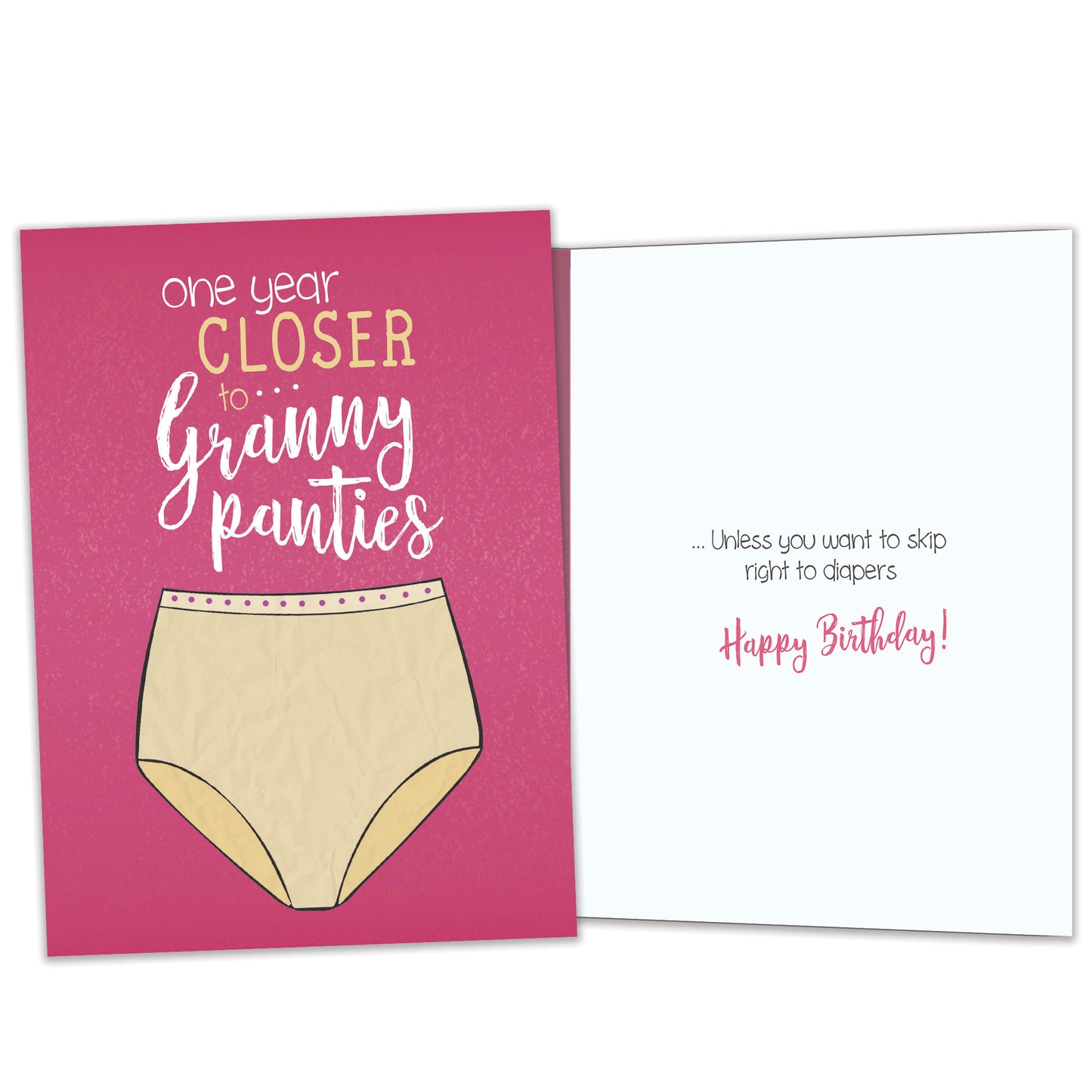Granny Panties Birthday Card