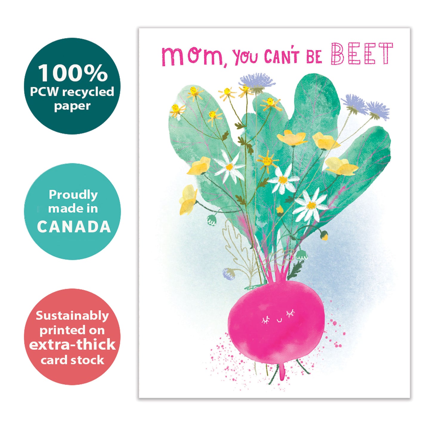 Can’t Be Beet Mother’s Day Card