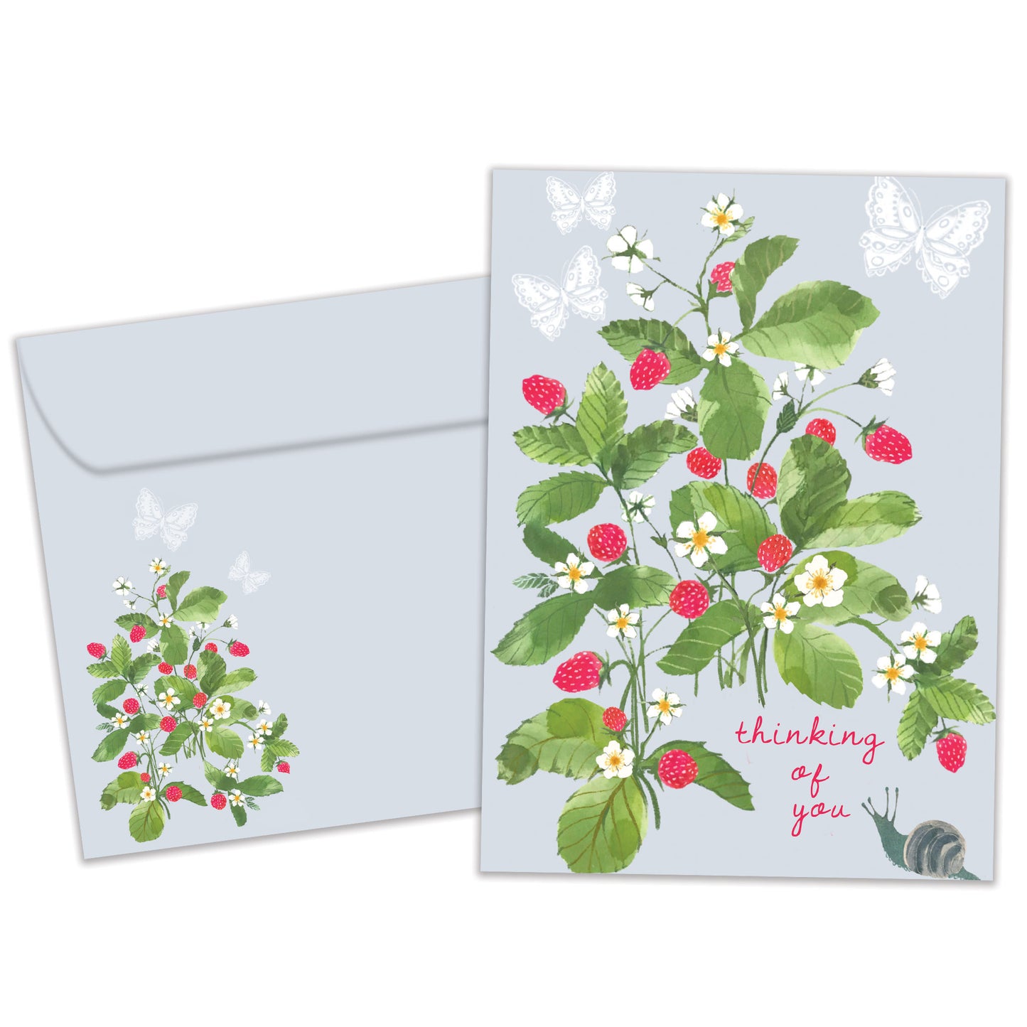 Strawberry Plant Thinking of You Card
