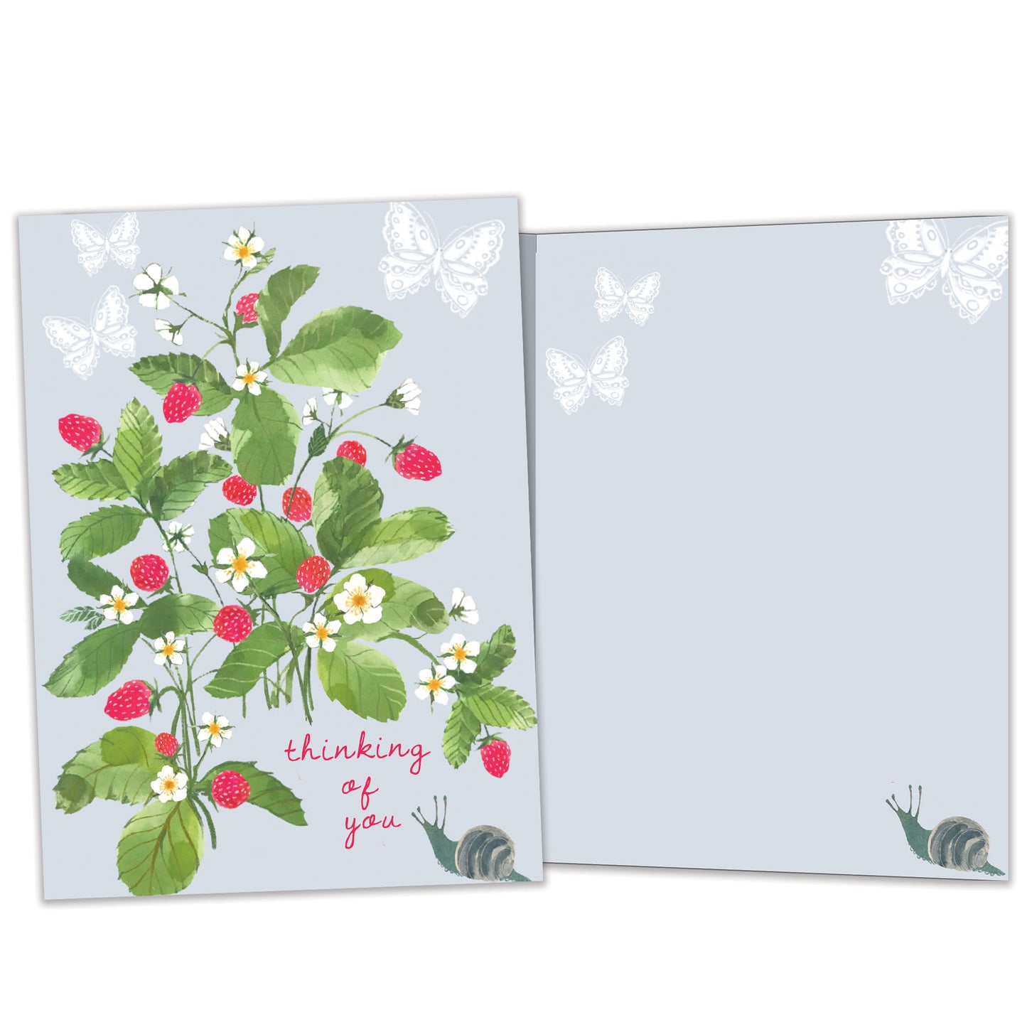 Strawberry Plant Thinking of You Card