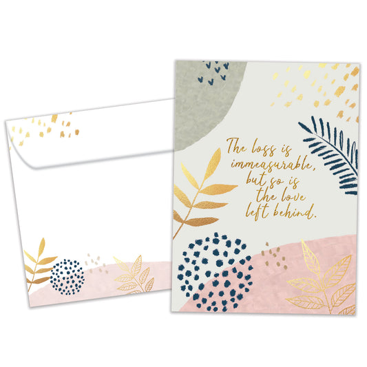 Immeasurable Loss Sympathy Card