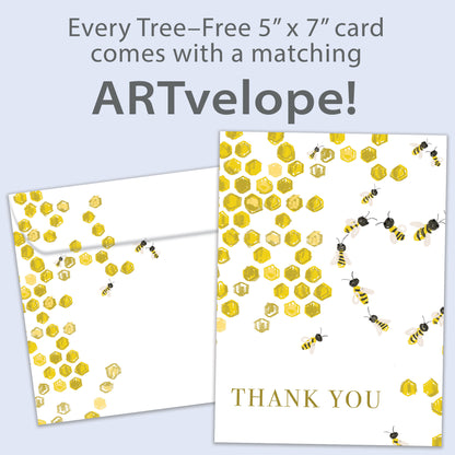 Bee Kind Thank You Card