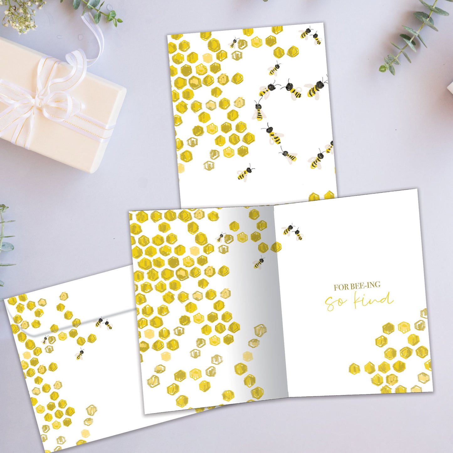 Bee Kind Thank You Card