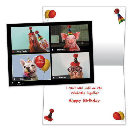 Zoom Birthday Card