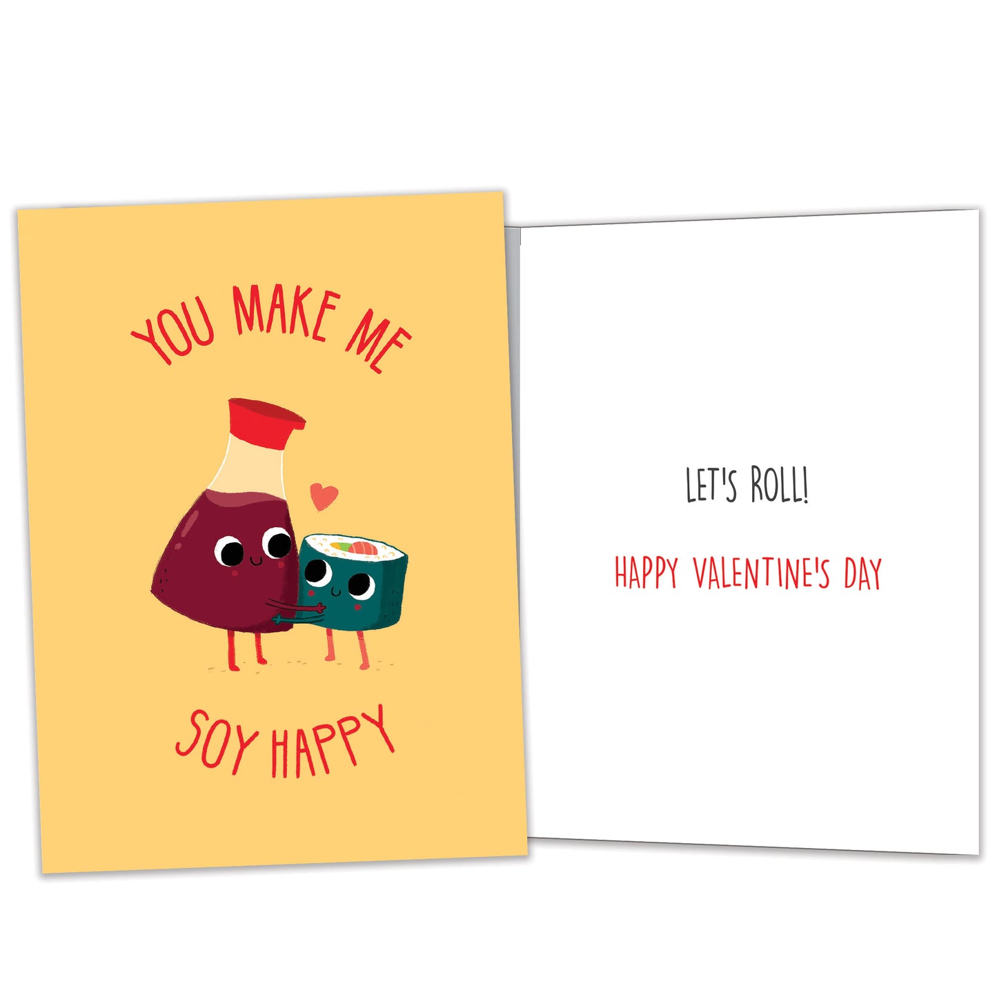 Let’s Roll Valentine’s Day Card