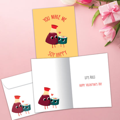 Let’s Roll Valentine’s Day Card