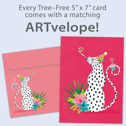Inner Party Animal Birthday Card