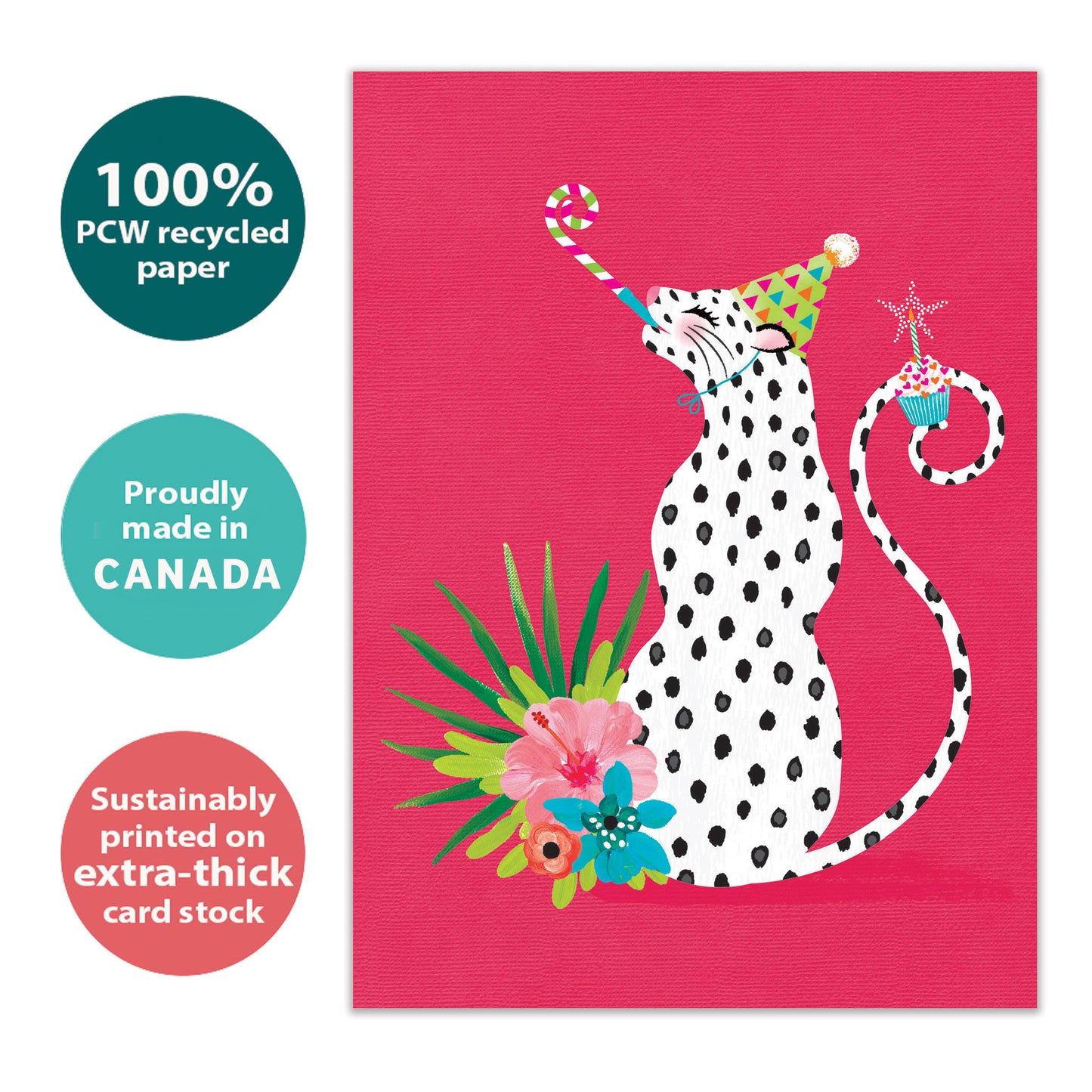 Inner Party Animal Birthday Card