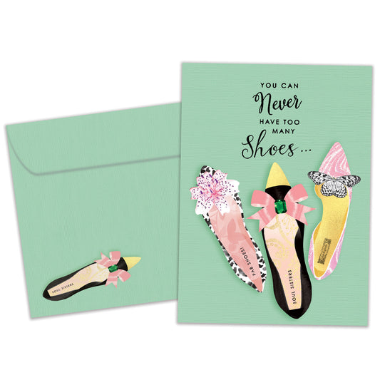 Shoes and Friends Thinking of You Card