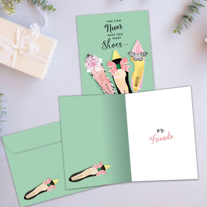 Shoes and Friends Thinking of You Card