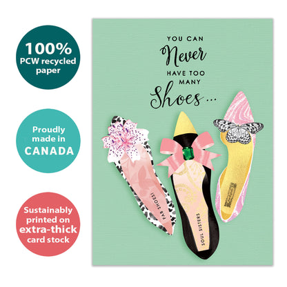 Shoes and Friends Thinking of You Card