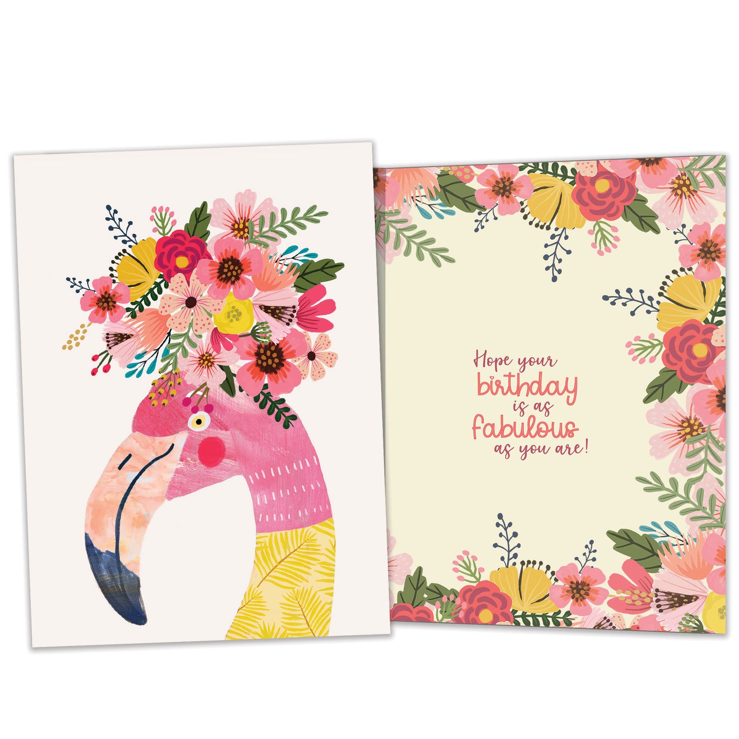 Fabulous Flamingo Birthday Card