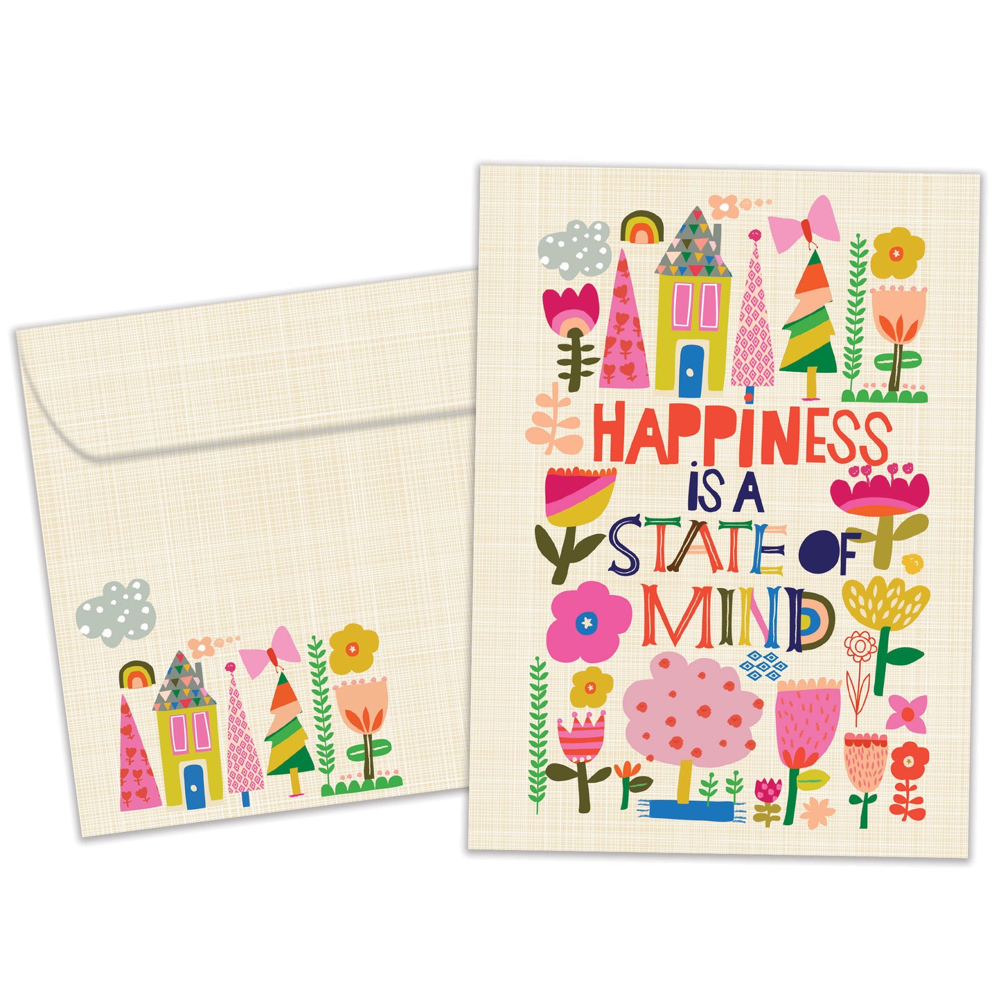 Happiness Collage Thinking of You Card