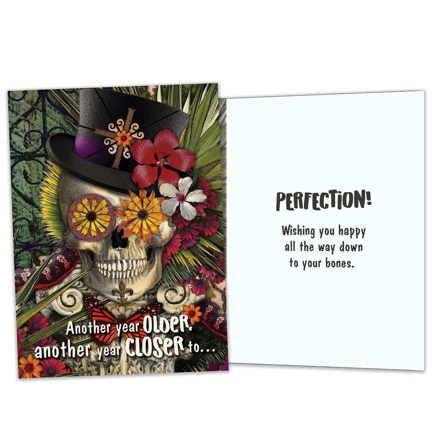 Closer To Perfection Birthday Card