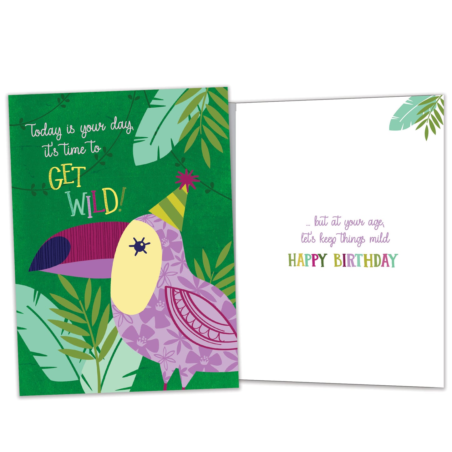 Get Wild Birthday Card