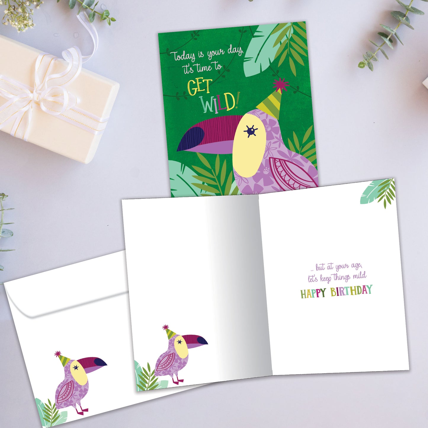 Get Wild Birthday Card