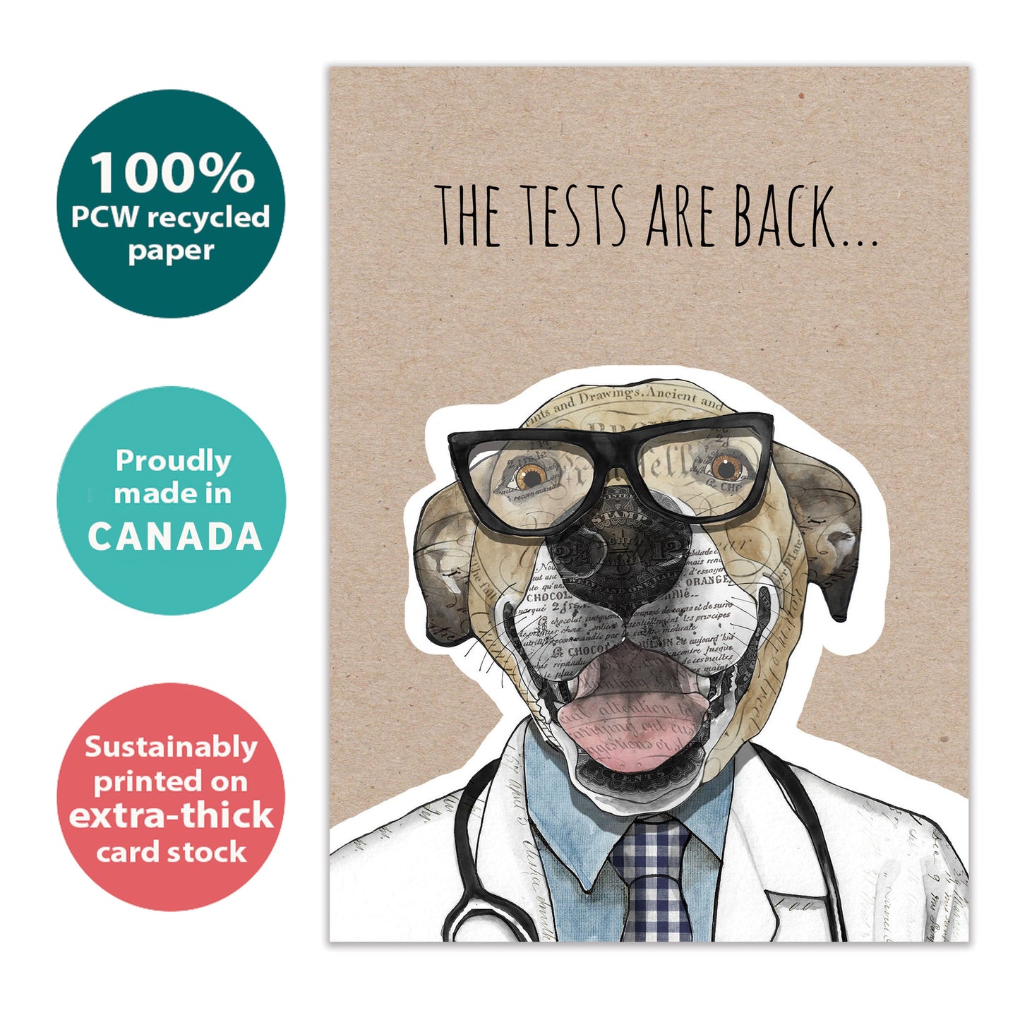 Dead In Dog Years Birthday Card