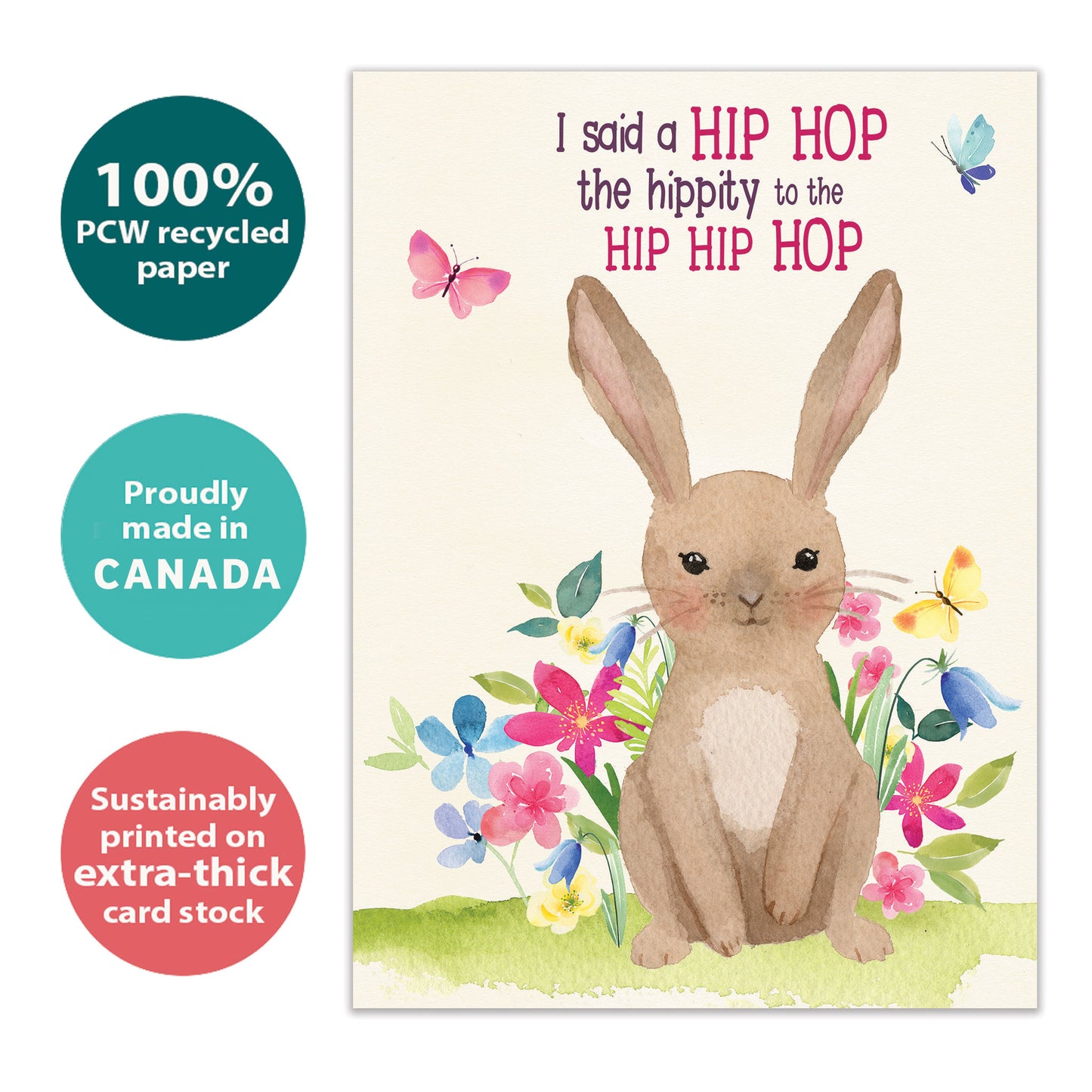 Hip Hip Hop Easter Card