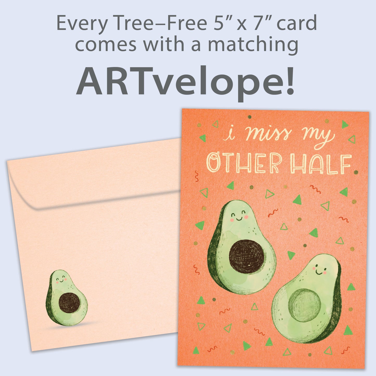 Avocado Pits Thinking of You Card