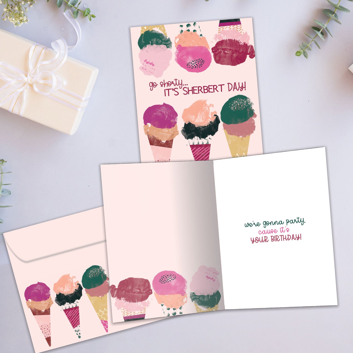 Go Shorty Birthday Card