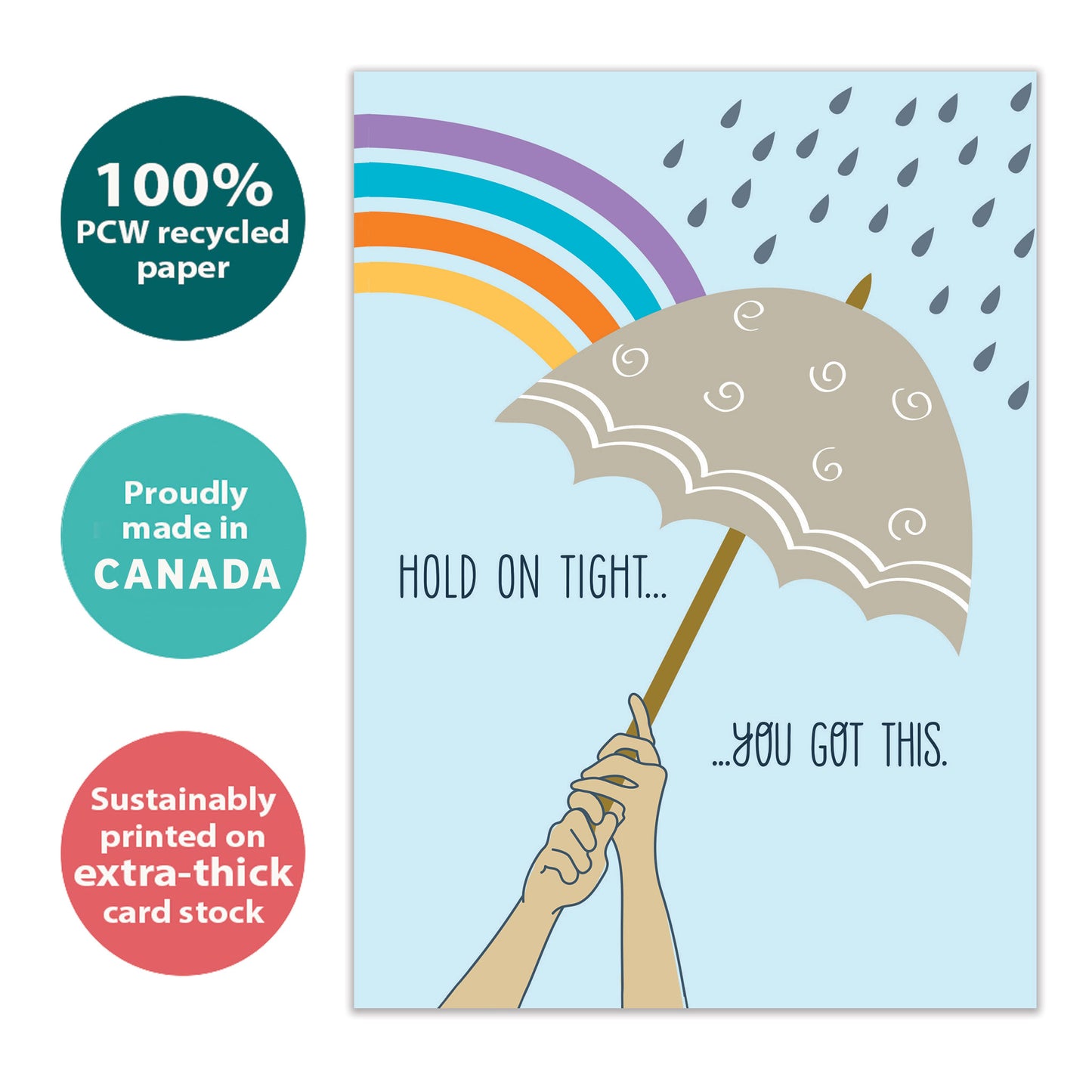 Hold on Tight Support Card