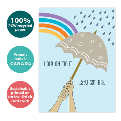 Hold on Tight Support Card