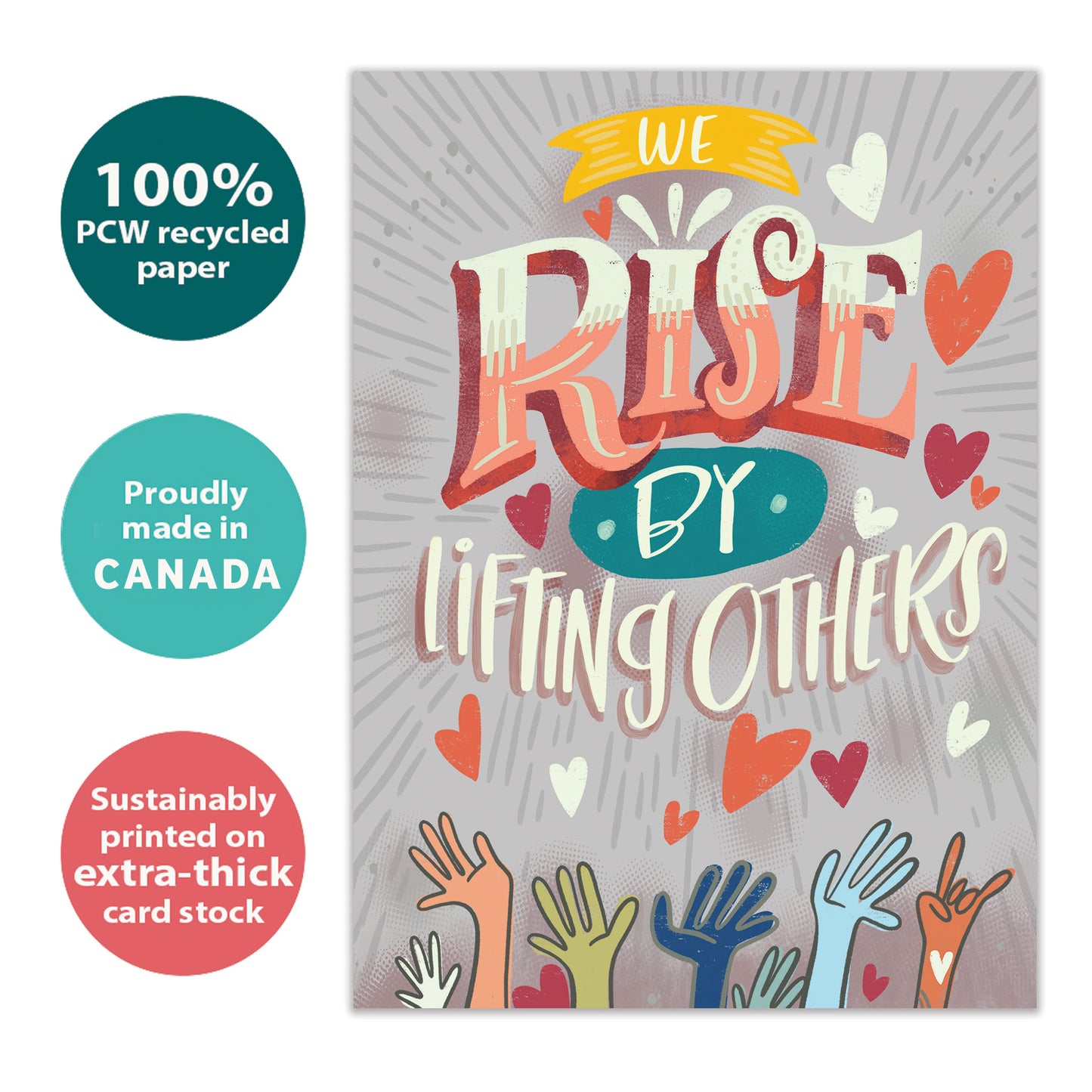 We Rise Encouragement Card